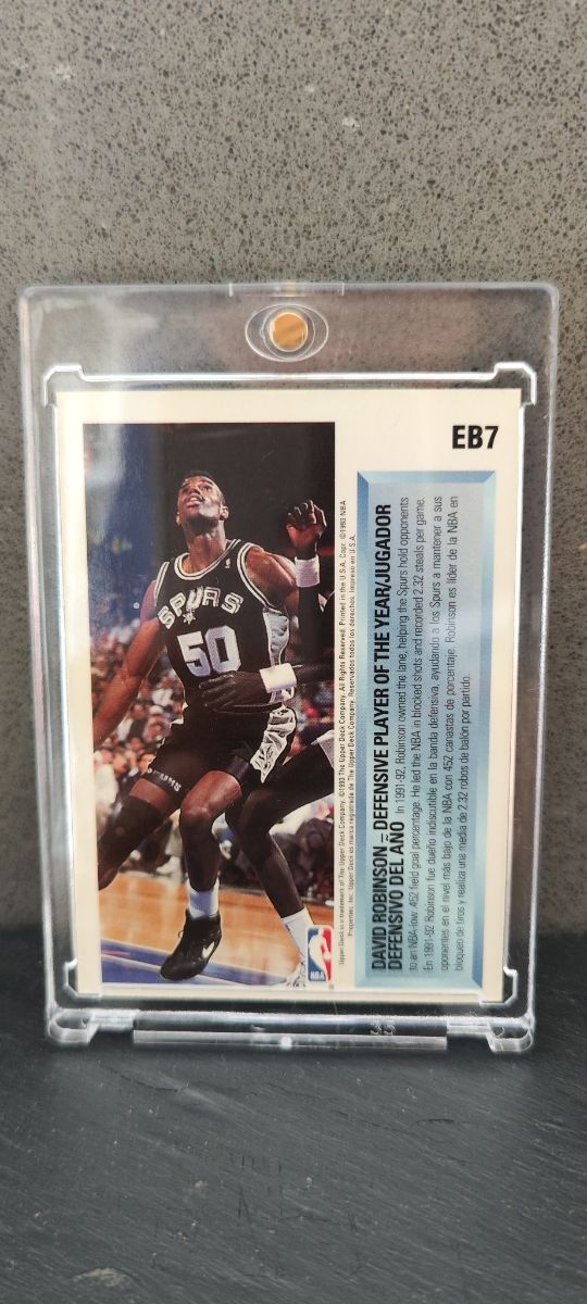 Carta David Robinson Spurs 50