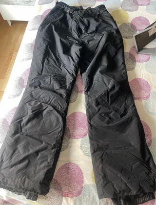 Pantalones de nieve negros talla 42.