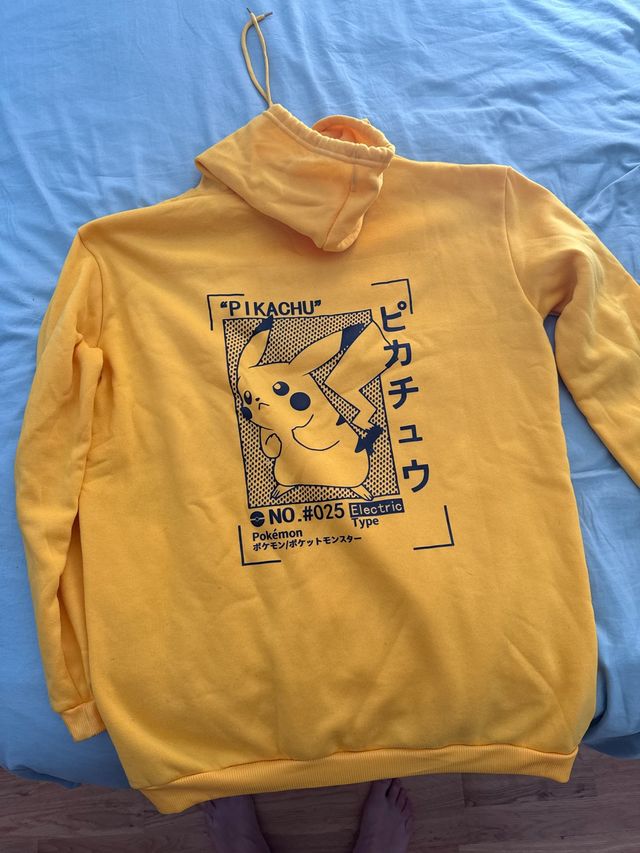 Sudadera Pikachu Pokémon Amarilla