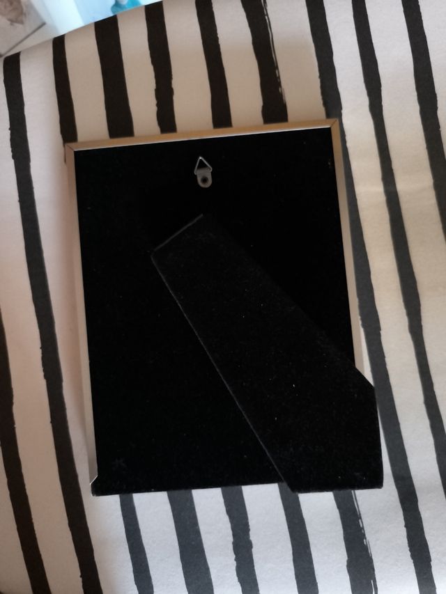 Marco de fotos plateado, para fotos de 10x15