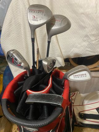 Palos de golf zurdos con bolsa
