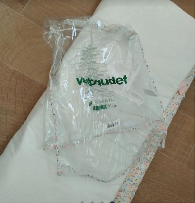 Manta de juego Tummy Time floral, Vertbaudet