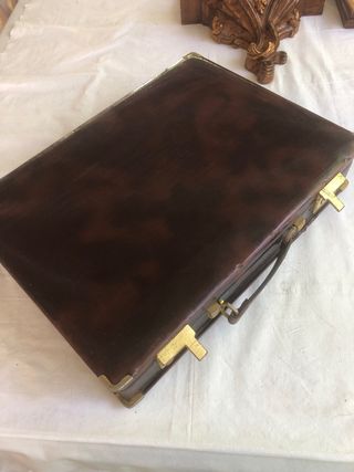 Maletín Portafolios Marrón