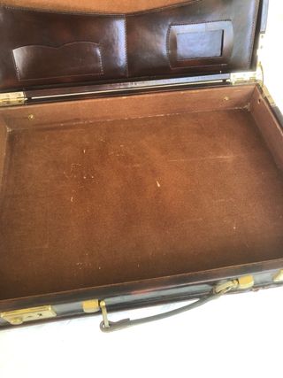 Maletín Portafolios Marrón