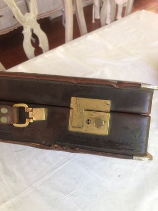 Maletín Portafolios Marrón