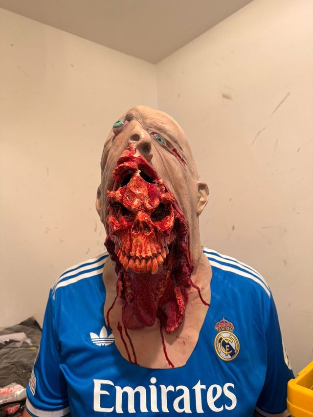 Máscara Halloween Terror Calavera Sangrienta