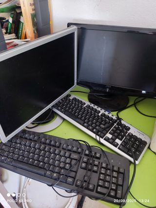 Monitor y Teclados