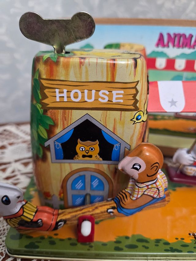 Juguete de hojalata Animal Playland