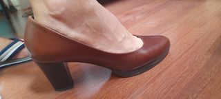 Zapatos de tacón Fosco marrones talla 36