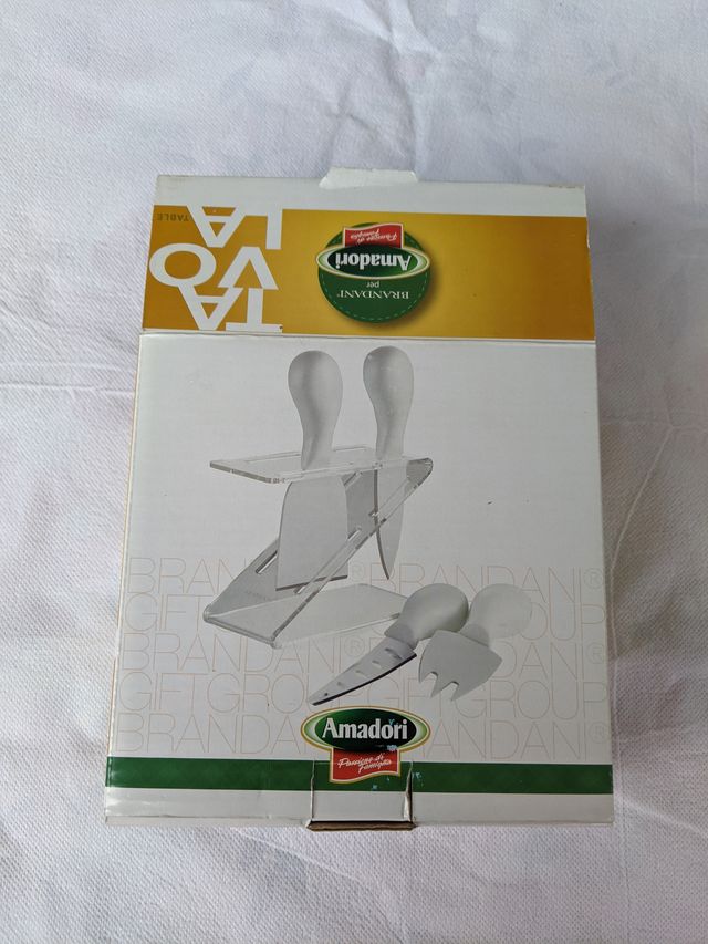 Set Coltelli Formaggio Amadori Acciaio Inox