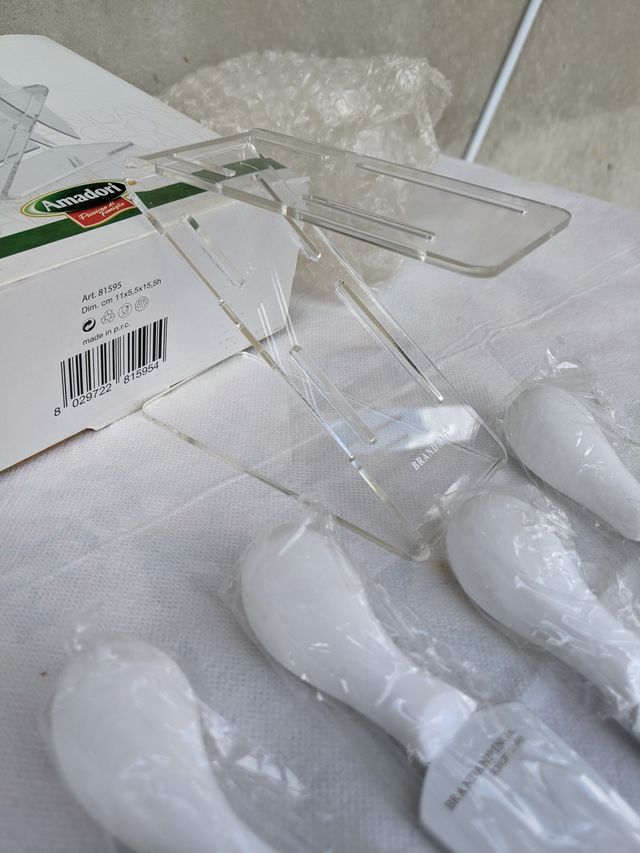 Set Coltelli Formaggio Amadori Acciaio Inox