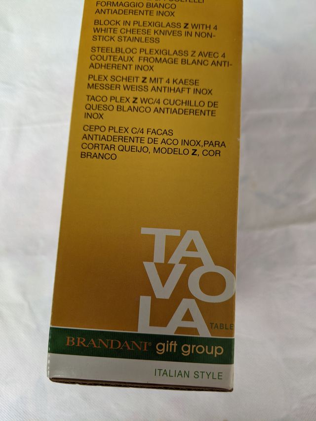 Set Coltelli Formaggio Amadori Acciaio Inox