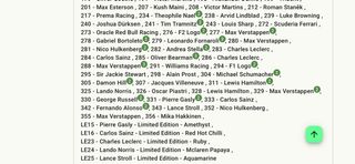 Cromos Topps F1 2025