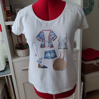 Camiseta Estampada Talla M/L