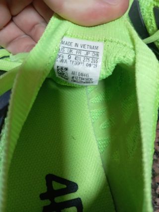 Tenis Adidas Running Verde y Rosa