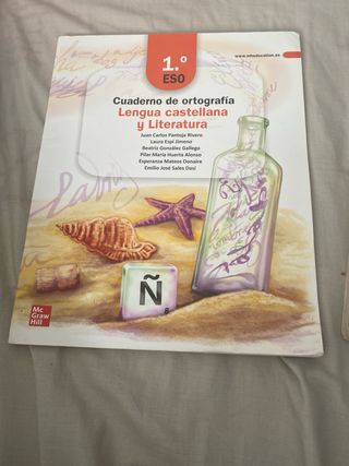 Lengua castellana y Literatura 1.º ESO. Libros
