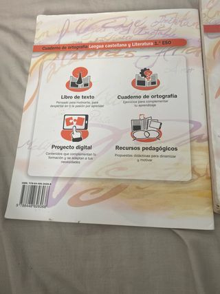 Lengua castellana y Literatura 1.º ESO. Libros
