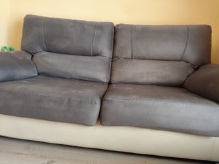 URGE venta
Sofá de 3 plazas gris y beige