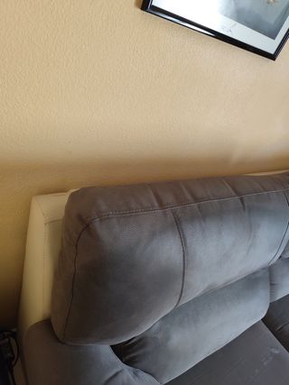 URGE venta
Sofá de 3 plazas gris y beige