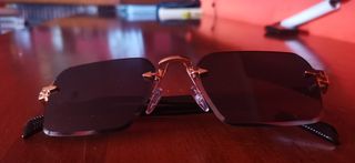 Gafas de sol cuadradas sin montura