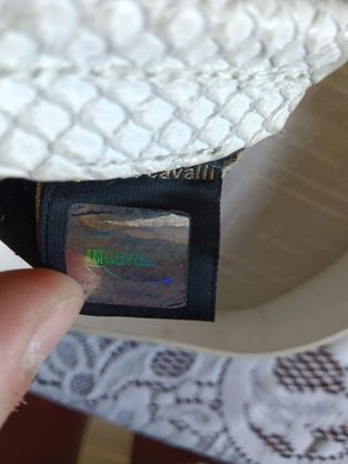 Cintura Roberto Cavalli bianca