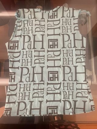 Camiseta Pedro del Hierro Azul Estampada