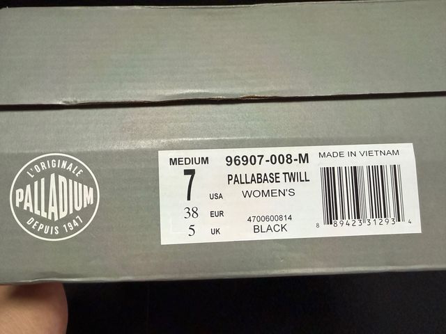 Botas Palladium Pallabase Twill T38