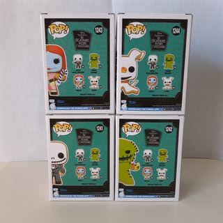 LOTE X4 FUNKO PESADILLA ANTES DE NAVIDAD GALLETA