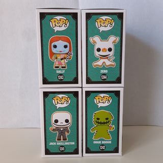 LOTE X4 FUNKO PESADILLA ANTES DE NAVIDAD GALLETA