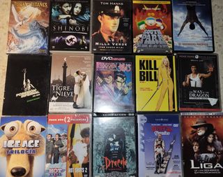 Lote 18 DVDs: Acción, Anime, Comedia, Terror