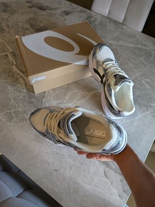 Asics Gel Kayano 14 Plata/Blanco