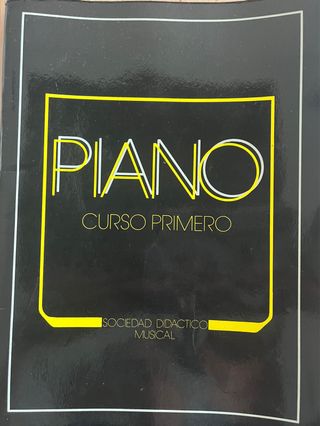 Libro Piano Curso Primero