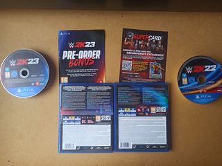 WWE 2K23 PS4 + WWE 2K22 PS4