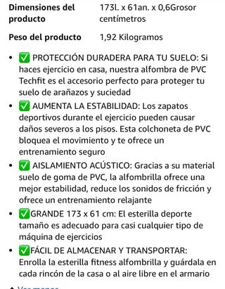Alfombrilla / Esterilla Fitness - TechFit 