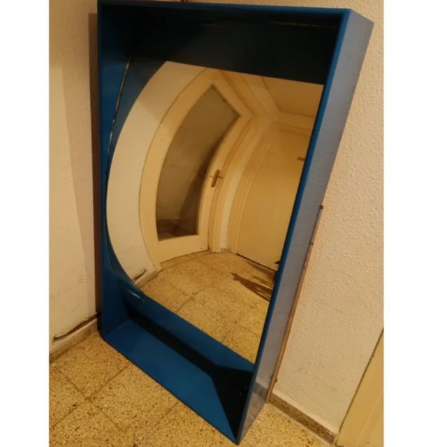 Espejo Convexo Deformante Feria Azul