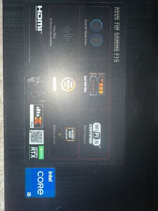 Portátil Gaming Asus TUF Negro
