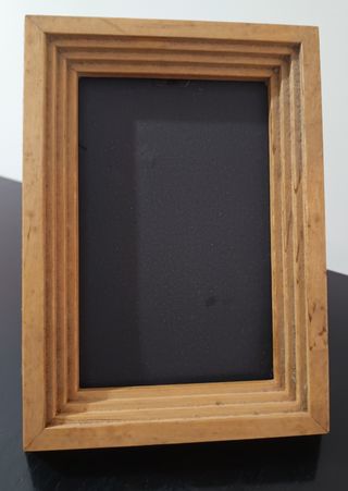 Marco de fotos de mesa madera