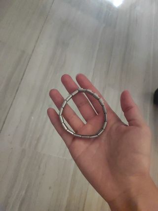 Pulsera plateada