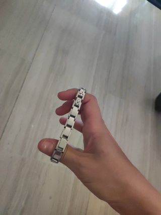 Pulsera plateada