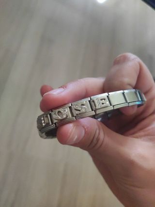 Pulsera plateada