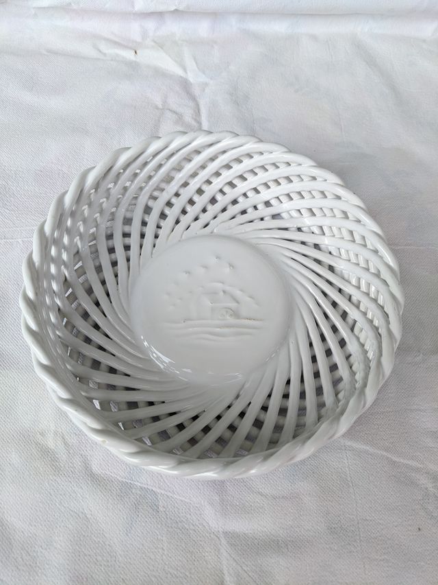 Cestino Mulino Bianco Ceramica Anni 80/90