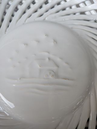 Cestino Mulino Bianco Ceramica Anni 80/90