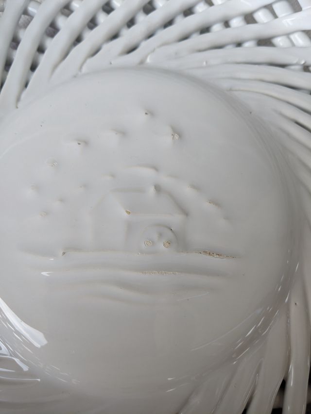 Cestino Mulino Bianco Ceramica Anni 80/90