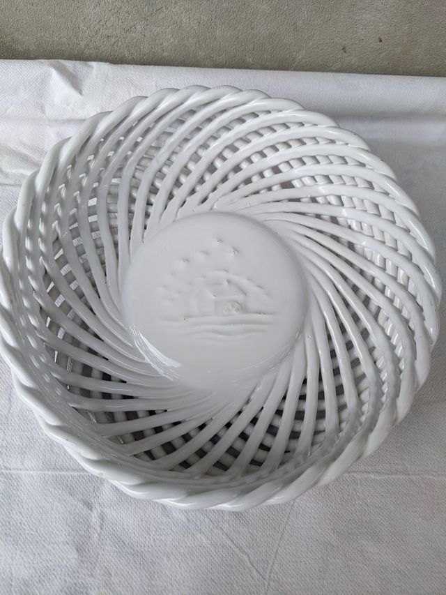 Cestino Mulino Bianco Ceramica Anni 80/90