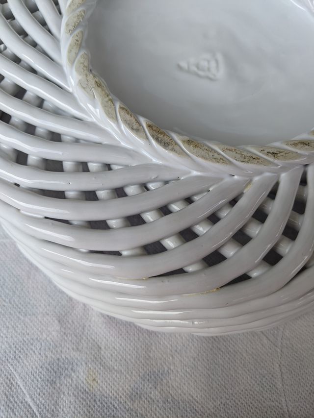 Cestino Mulino Bianco Ceramica Anni 80/90