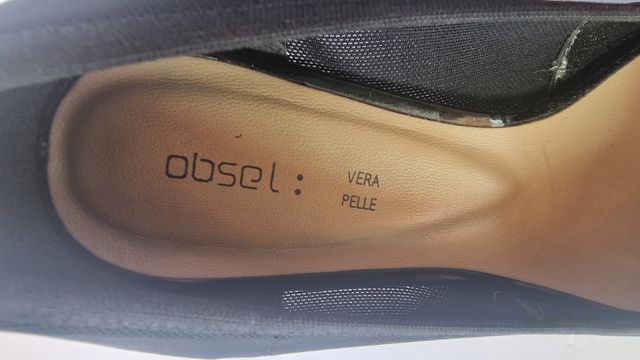 Décolleté Obsel Vera Pelle Tacco 6cm Tg. 40