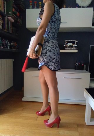 VESTIDO ZARA TRAFALUC ESTILO ORIENTAL 