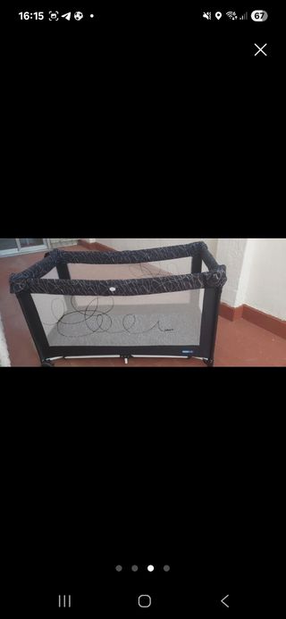 Cuna de viaje plegable