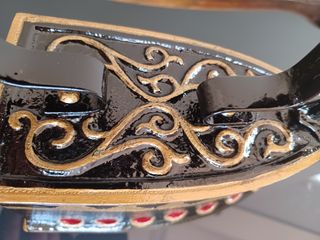 Plancha de carbón en hierro fundido, Arte Italiano