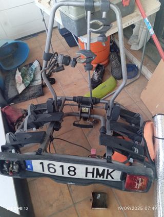 Portabicicletas bola 3 bicis con cierre